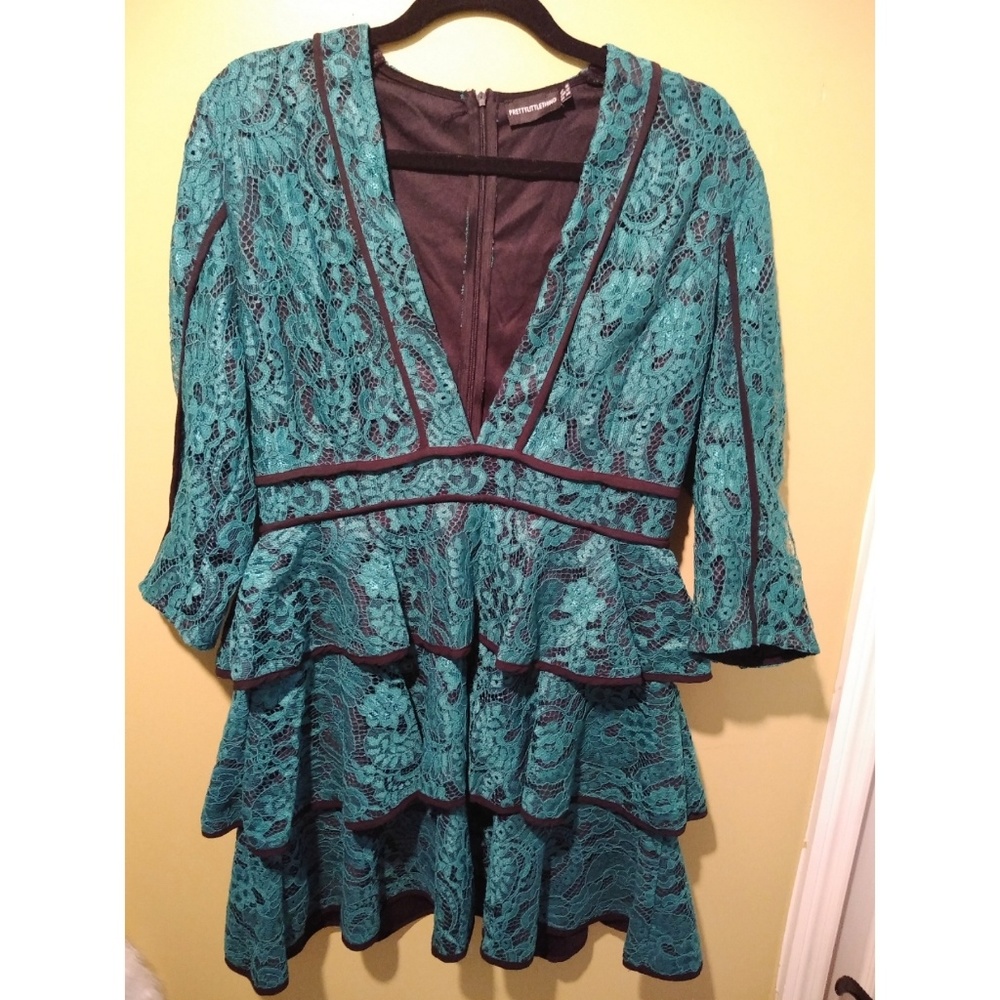 Pretty Little Thing Tiered Ruffled Dress